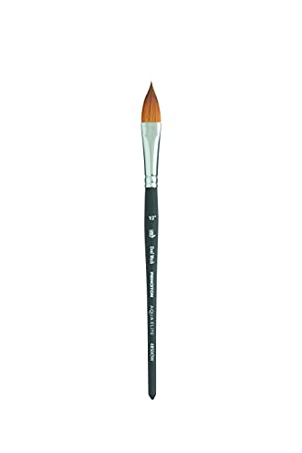 Princeton Aqua Elite Paintbrush, Size 1/2 inch, Matte Black