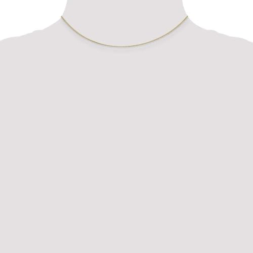 14k Yellow Gold .5mm Box Chain Necklace Fine Jewelry For Women Gifts For Her2