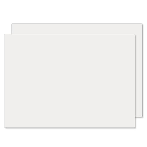 younikat Lot de 2 Sous-mains de Bureau Vierges DIN A2 I 40 Feuilles en Papier à Détacher I Bloc à Esquisser à Écrire et à Peindre I Support de Dessin et...