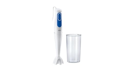 Braun Mq 3000 700 - Watt Hand Blender (White & Blue)