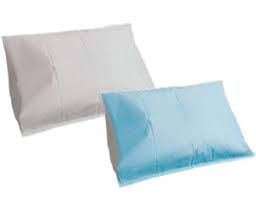Dr.Bohrras Disposable Nonwoven Pillow Cover Pillow case 18x29 Inches 40gsm Blue for Home Hospital Spa Salon (Blue, 30)
