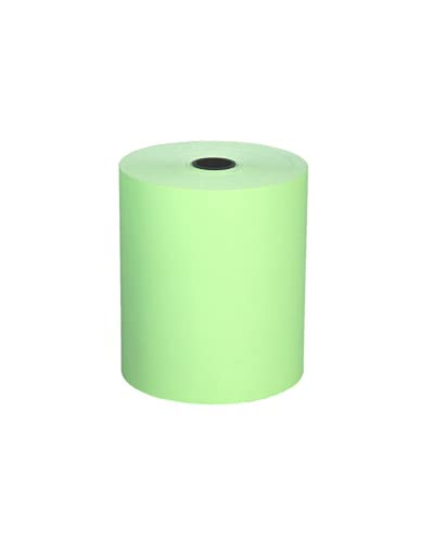 50 x Rouleau Carte Bleue (CB) - Vert - Terminal de Paiement (TPE) 57x40x12mm - Bobine Papier Thermique Carte Bancaire Cover