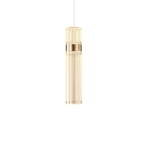Lámpara colgante LED moderna con pantalla de acrílico LWX para techo de comedor y dormitorio