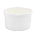 Stockroom Plus Ice Cream Cups - 8 Oz, White, 200-Pack, Classic - Disposable Snack Cups for Ice Cream Sundae Bar Supplies - Disposable Dessert Bowls