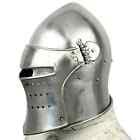 Medieval Barbuta Helmet, Knights Templar Crusader Armor, KORE NS