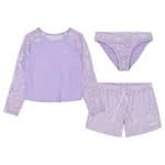 Roxy Youth 3-Piece Swim Set Purple4