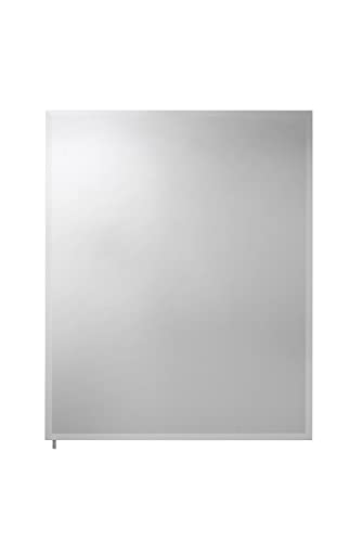 Croydex Haven 30-Inch X 24-Inch Recessed Or Surface Mount Medicine Cabinet With Hang 'N' Lock Fitting System, Aluminum #TOP6