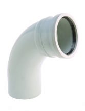 HUNTER 110mm GREY Soil Pipe and fittings Select individual parts as required. (104 degree Spigot Tail Bend)