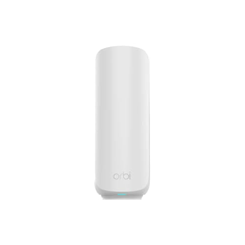NETGEAR Orbi 370 Series (RBE370) Dual-Band BE5000 WiFi 7 Mesh Network Add-on Satellite Works with Orbi RBE372 & RBE373 Adds Coverage up to 2 000 sq. ft.