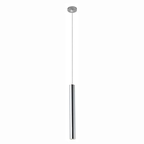 Lustre suspension LED argent moderne en aluminium 3000K pour restaurant