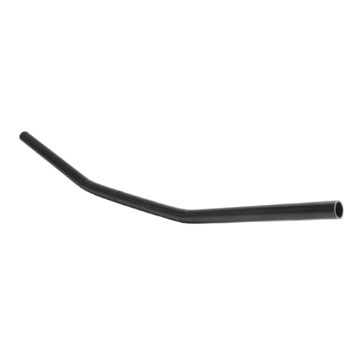Guidon moto 22mm droit drag bar noir pour une position de conduite cafe racer