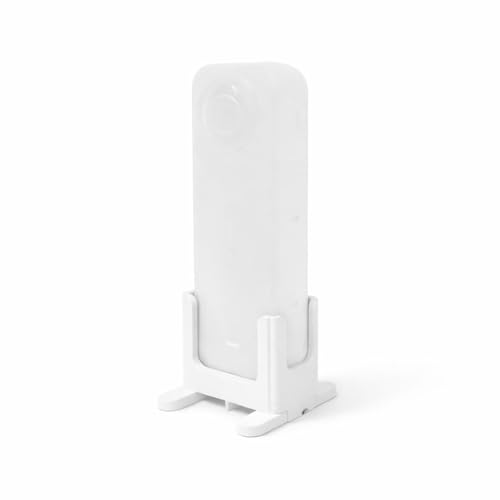 Image of Action Pro Camera Desktop Stand Compatible with Insta360 X5, Vertical Holder Base, Stable Anti-Slip Desktop Mount, Portable Camera Stand (White)