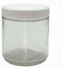 Cole-Parmer Pre-Cleaned EPA Sample Jar, Clear Glass, 250mL (8.5 oz): 12/CS