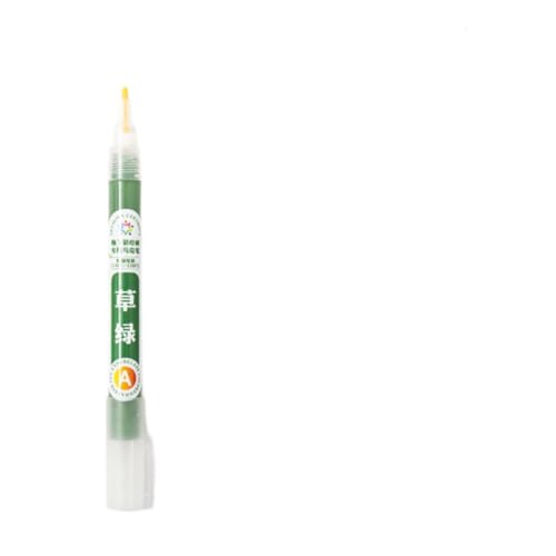 MetieFasia Bolígrafo para Cerámica Marcador Subesmalte Rotulador para Pintar Bolígrafo de Escritura en Tazas Y Platos Herramienta para Realizar, Verde Hierba, Individual