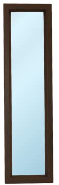 Glass and Steel Frame Insert for Doors (8 x 32 Bronze)
