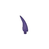 Gobricks 87747 Animals Animal Body Part, Barb/Claw/Tooth/Talon/Horn, Medium 50 Pieces GDS-1583 Compatible with Lego Building Blocks Color:Dark Purple 060