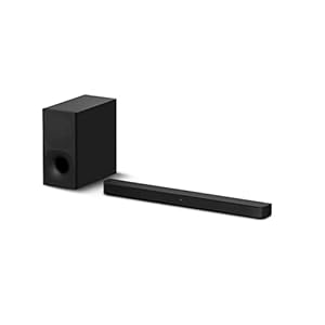 Sony HT-S400 2.1ch Soundbar with Powerful Wireless subwoofer, S-Force PRO Front Surround Sound, and Dolby Digital