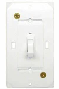 CIETZOI Wirecon Mobile Home/RV White Conventional Wall Switch with ...