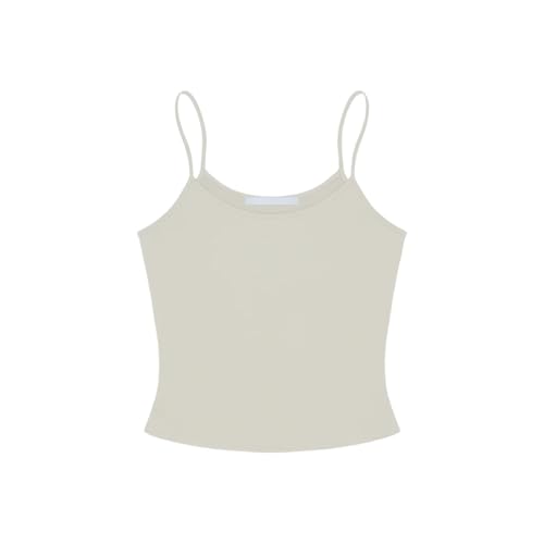Gilet ajusté pour femme top sans manches basique quotidien coton