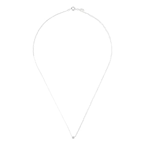 Dainty Silver Diamond Choker Necklace - 925 Sterling Silver - Handmade Minimalist Jewelry - Tiny Diamond3