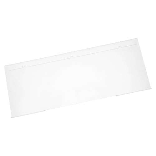 Cabilock Soporte Acrílico Inclinado para Teclado de Ordenador Transparente Elevador de Teclado de Escritorio Mediano 40X14X4 CM Accesorio de Oficina para Organización y Comodidad al