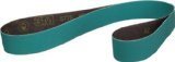 3M 577F Abrasive Belt, Film Media Splice, Polyester Cloth Backing, Zirconia Alumina, Waterproof, 2" Width x 72" Length, Grit 80 (Case of 50)