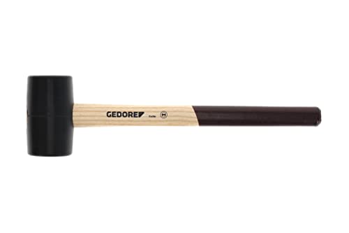 Gedore 226 E 1 maillet en caoutchouc dur 55 mm manche frêne 320 mm 370 g - vue 8