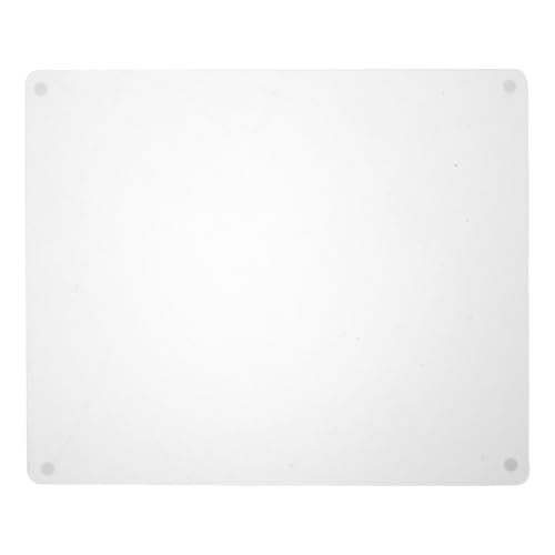 Tapis de souris en verre transparent Lurrose sous-main bureau anti-rayures 36x30