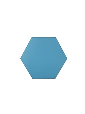 Avant Decor | Stone Composite Hexagon Solid Color | Peel and Stick Kitchen Backsplash Tiles | Stick On Wall Tiles | Easy DIY Installation | 6” x 6.9” | Single Tile