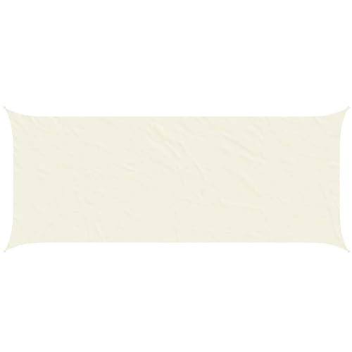 Voile d'ombrage rectangulaire anthracite en Oxford haut de gamme avec fixations inox