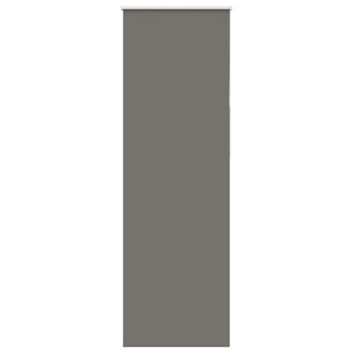 vidaxl blackout roller blind grey 65x210 cm polyester fabric for home & office light regulation - window/shade/privacy control vidaxl blackout roller blind grey 65x210 cm polyester fabric for home & office light regulation - window/shade/privacy control