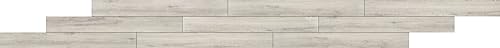 Daltile Luxury Vinyl Flooring | 6\" x 48\" x 4.5MM | Grey Wood Look Plank | 12Mil Wear Layer | DIY Click Lock Tile | Adventuro Collection in Trekker (16 PC per Carton) (32.15 SQFT per Carton)