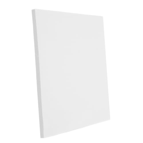 NUOBESTY Placa Cerámica Cuadrada Para Pintar Baldosa Sin Esmaltar Para Manualidades y Arte Diy Azulejo Blanco Liso Resistente y Versátil Para Decoración y Pintura Personalizada