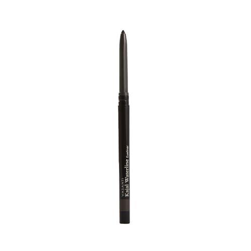 VASANTI Kajal Waterline Eyeliner Pencil - Long-lasting, Waterproof, Smudge-proof, Safe for Sensitive