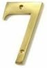 Brass 6 inch House Number 7