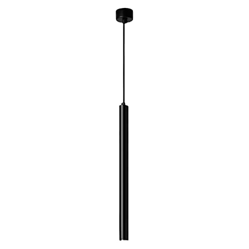 Pendentif plafond LED lumière neutre RAGGZZ downlight cylindrique noir