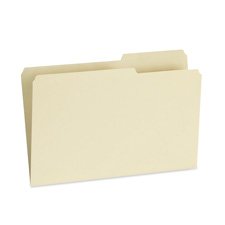 Pendaflex Heavy Duty File Folder, 1-Tab, Letter Size, Manila, 100/Box (R752 2/5 RC)