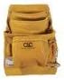 CLC 7.75 in. W x 16 in. H Leather Tool Pouch 10 pocket Tan 1 pc.