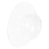 TOPPERFUN Stimmungsschüssel glasplatte flache Speiseteller dekorative Platte Dessertschalen Vorspeisenteller Esstisch Mittelstücke Glasschalen kochen kleine Essteller Hut trinken Transparent