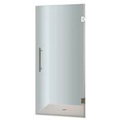 Aston Cascadia Sdr995 34" X 72" Completely Frameless Hinged Shower Door, Polished Chrome #TOP19