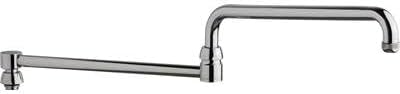 CHICAGO FAUCETS DJ26JKABCP Double Jointed Spout