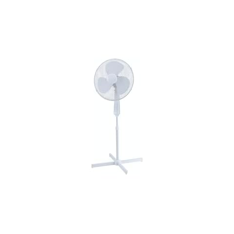 aro Ventilador de pie SF3619C, Ø 36 cm, 50 W, blanco, silencioso, 3 velocidades, función giratoria, altura ajustable Cover