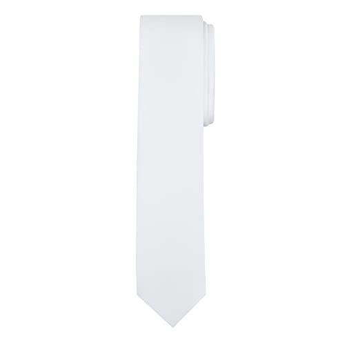 Image of Jacob Alexander Men's Skinny Width 2 inch Solid Color Tie
