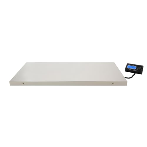 Veterinary Scale, 660LB Heavy Duty Digital Livestock Platform Scale with Power Adapter for Vet Animal Pet Cat Dog Cattle Goat, Stainless Steel Platter Livestock Scale