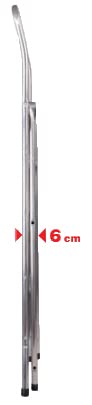 FACAL 1006364 Sgabello Alluminio Super Effe, 2 Passi