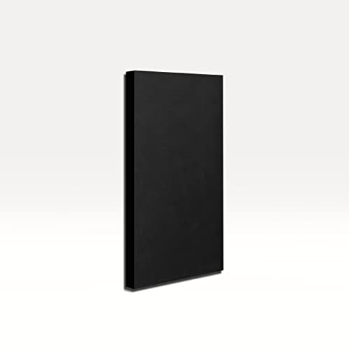 New Deal Acoustimac Sound Absorbing Acoustic Panel SUEDE 4' x 2' x 2" BLACK