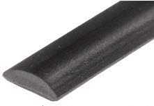 CRL .344 "ブラックフラット画面スプライン – 500 ft Roll