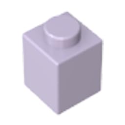 3005 Basic Bricks Brick 1x1 50 Pieces GDS-531 Compatible with Lego Building Blocks Color:pink purple โ image 1