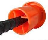 Deslauriers - Rebar Safety Scratch Warning Caps fits #3-#8 Rebar- 200 pcs
