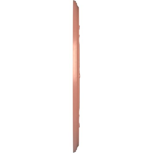 Image of Ekena Millwork CMP13BAFCP Baltimore Thermoformed PVC Ceiling Medallion (Fits Canopies up to 5 1 /4 inch), 13 inchOD x 3 1 /2 inchID x 3 /4 inchP, Universal Pearl Metallic Champagne Pink
